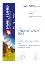 Cena Danubius Gastro 2012